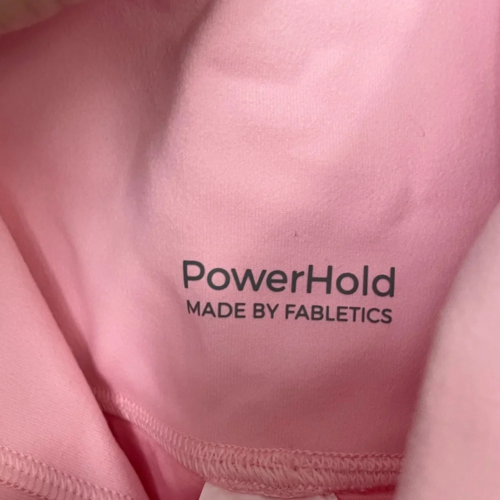 Fabletics High Waist On the Go 6” Pink Shorts - Picture 4 of 6